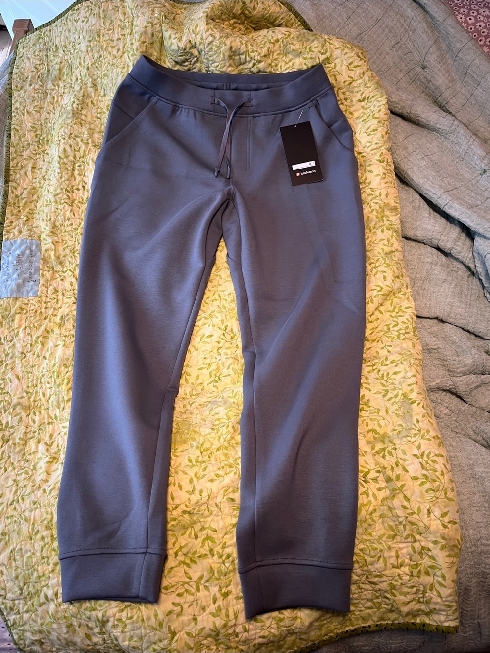 lululemon Men's Slate Grey Drawstring Joggers Large NWT